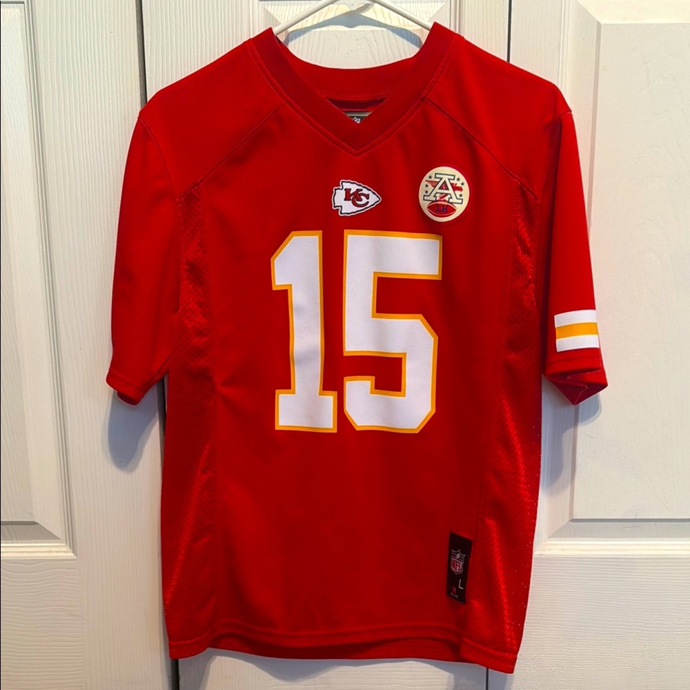 Youth L Patrick Mahomes Kansas City Chiefs Jersey